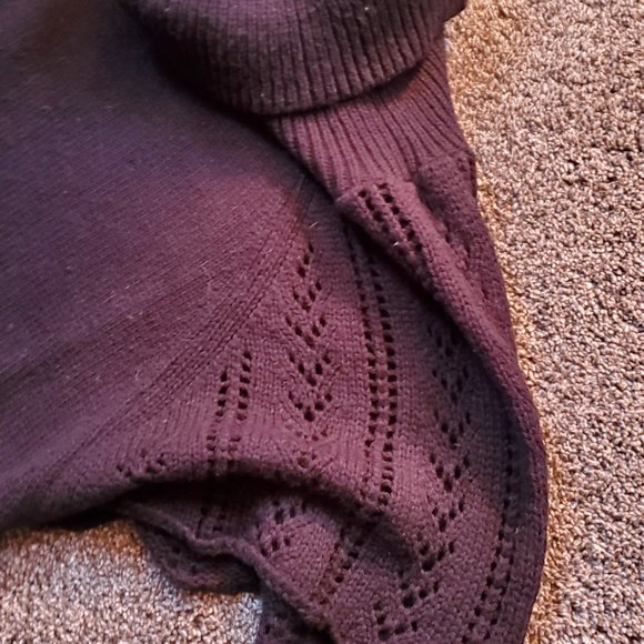 Sweater Project Black sweater tshirt with turtleneck - Picture 3 of 3